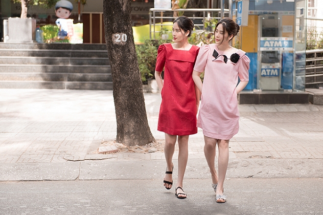 Chị em Nam Anh - Nam Em nắm chặt tay tung tăng xuống phố-6