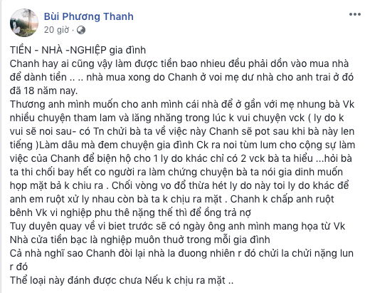 Phương Thanh gây bất ngờ khi tiết lộ bí mật gia đình, nói điều gay gắt này về chị dâu-1