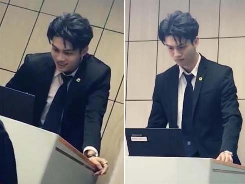 Thầy giáo vén áo khoe cơ bụng đốt mắt ngay trên bục giảng, lý lịch thật còn khiến chị em phát cuồng hơn-6