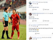 Nghĩ bị xử ép, CĐV Việt Nam tiếp tục dùng những từ ngữ thô tục với facebook trọng tài người Iran Nghĩ bị xử ép, CĐV Việt Nam tiếp tục dùng những từ ngữ thô tục với facebook trọng tài người Iran