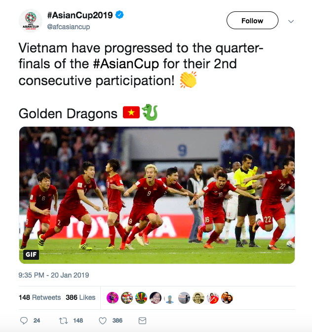 Báo nước ngoài đồng loạt đưa tin Việt Nam vào tứ kết: Rồng vàng Châu Á, sẽ đánh bại Nhật Bản ở Asian Cup-6