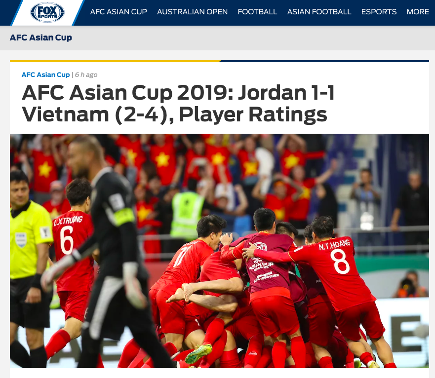 Báo nước ngoài đồng loạt đưa tin Việt Nam vào tứ kết: Rồng vàng Châu Á, sẽ đánh bại Nhật Bản ở Asian Cup-4