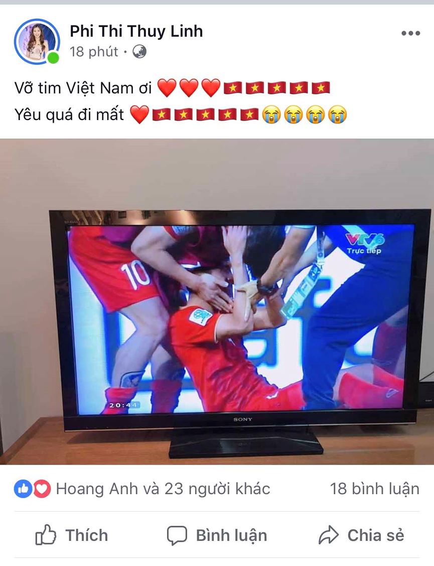 Dàn Hoa hậu, Á hậu đau tim, vỡ oà khi Việt Nam thắng Jordan-4