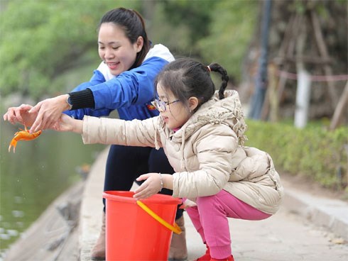 Thả cá chép ngày ông Công ông Táo thế nào cho ý nghĩa, linh thiêng?