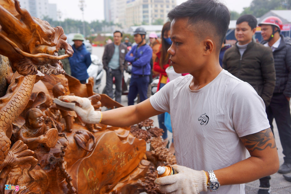 Pho tượng Phật Di Lặc giá hơn 1 tỷ ở chợ Tết xứ Thanh-3