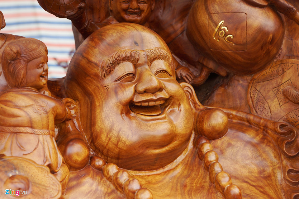 Pho tượng Phật Di Lặc giá hơn 1 tỷ ở chợ Tết xứ Thanh-5