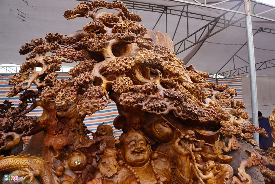 Pho tượng Phật Di Lặc giá hơn 1 tỷ ở chợ Tết xứ Thanh-6