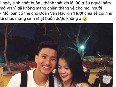 Sự thực lời xin lỗi và sinh nhật buồn của Văn Hậu sau trận thua Nhật Bản