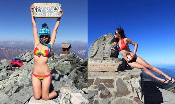 Mặc bikini đi leo núi giữa trời lạnh, ngôi sao MXH nhận cái kết thảm khốc-2