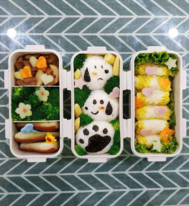 Choáng với vô số hộp cơm siêu đẹp của 9x khéo tay làm cho chồng mỗi ngày-9