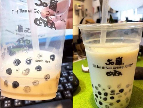 Cốc trà sữa hấp dẫn đầy ắp trân châu đen nhưng hút mãi chẳng thấy, dân mạng ngã ngửa khi biết sự thật