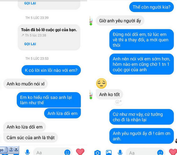 Về quê nghỉ Tết sớm, thiếu nữ ngơ ngác nhận tin nhắn chia tay của bạn trai: Anh có người khác rồi!-1