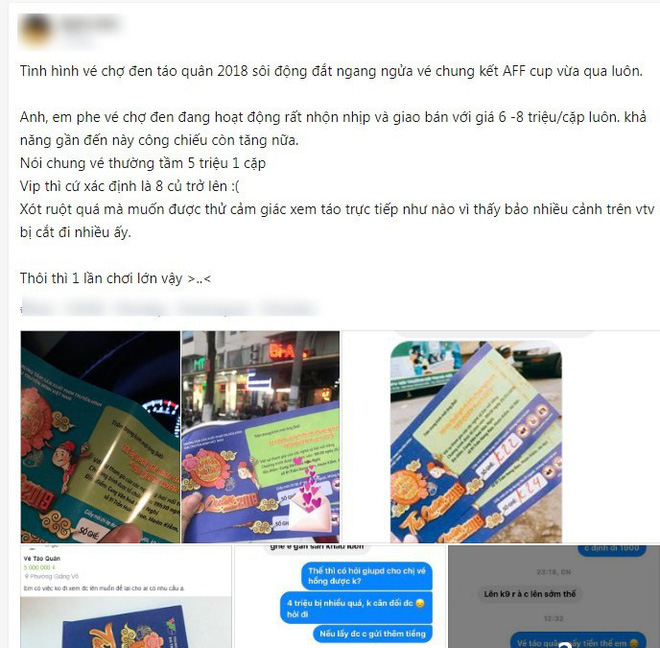 Vé chợ đen xem Táo Quân 2019 lên tới 14 triệu một cặp, đắt ngang ngửa vé chung kết AFF Cup-1