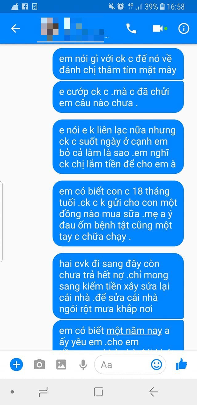 Bồ nhí của chồng ngang ngược, nhắn tin ép người vợ li hôn - chuyện khiến MXH dậy sóng-5