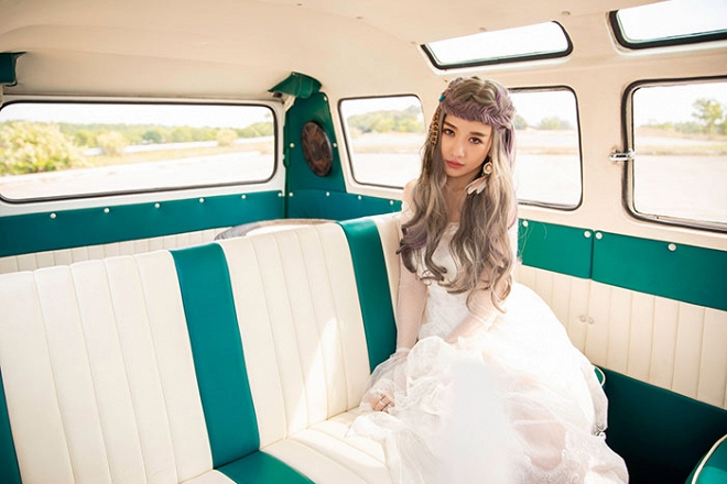 Hari Won hoá cô gái di gan, đầy mộng mị với tạo hình mới lạ-6