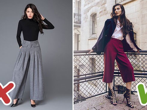 5 lỗi mặc quần culottes mà chị em cần tránh tuyệt đối để không biến mình thành thảm họa