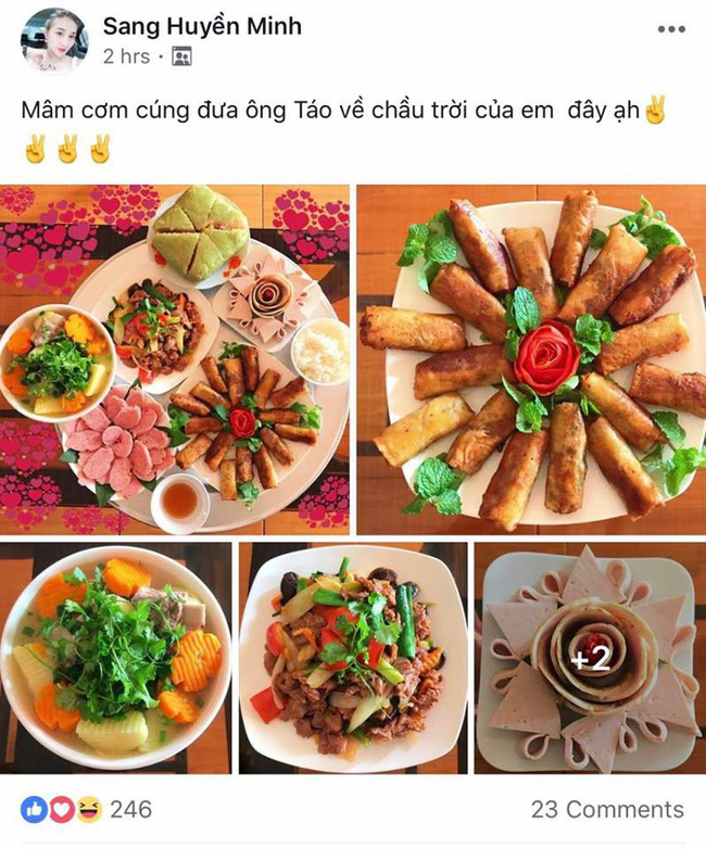 Dạo một vòng quanh MXH xem mâm cúng ông Công ông Táo của các mẹ đảm đang khéo léo-3