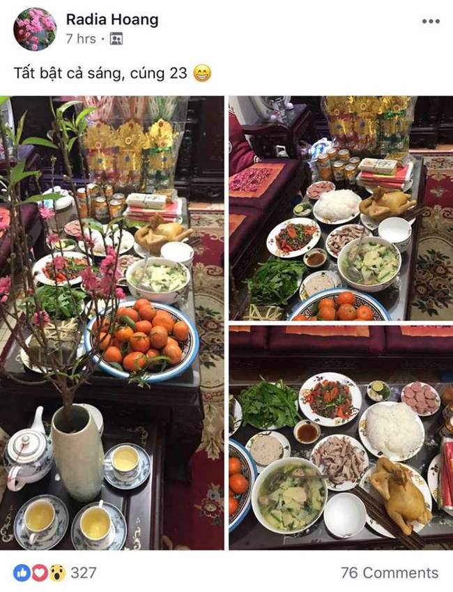 Dạo một vòng quanh MXH xem mâm cúng ông Công ông Táo của các mẹ đảm đang khéo léo-8