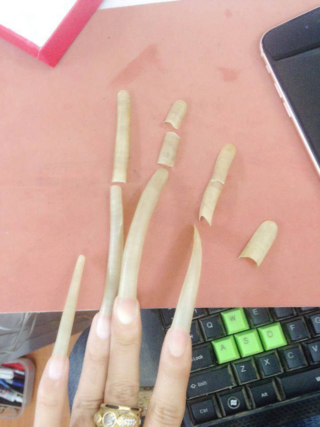 Bộ móng dài 12 cm và sở thích khác người của chàng trai Bắc Giang-2