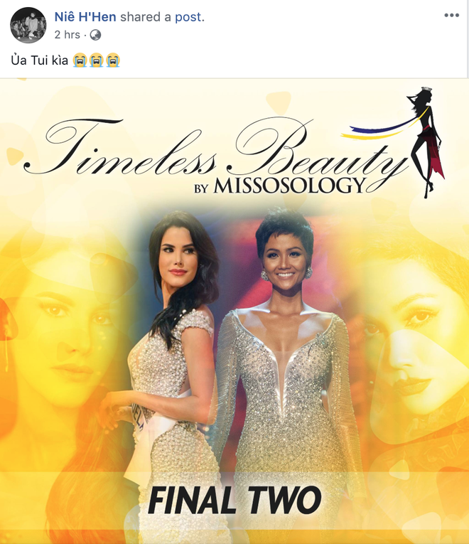 Bất ngờ được công bố Hoa hậu đẹp nhất thế giới 2018, HHen Niê phản ứng ra sao?-1