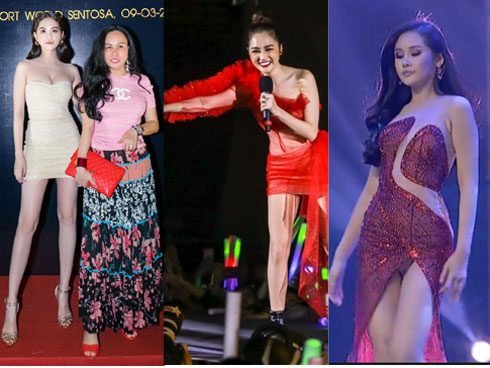 SAO MẶC XẤU: Diva Hồng Nhung rườm rà - siêu mẫu 70 tuổi diện bodysuit mém lộ hàng-9