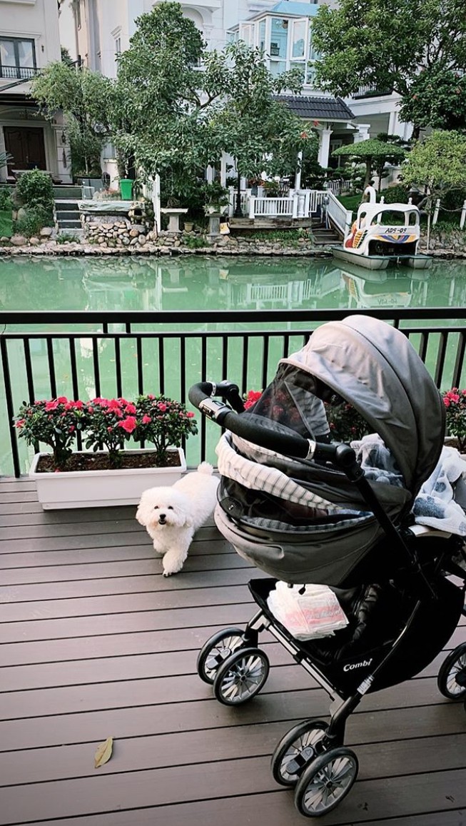 Hé lộ không gian sống cực xa hoa của Á hậu Tú Anh sau khi kết hôn với ông xã thiếu gia-6