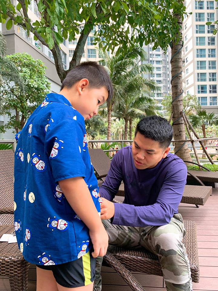 Chỉ 1 tin nhắn, ông xã Lê Phương khiến người hâm mộ xúc động vì tình cảm dành cho con riêng của vợ-8