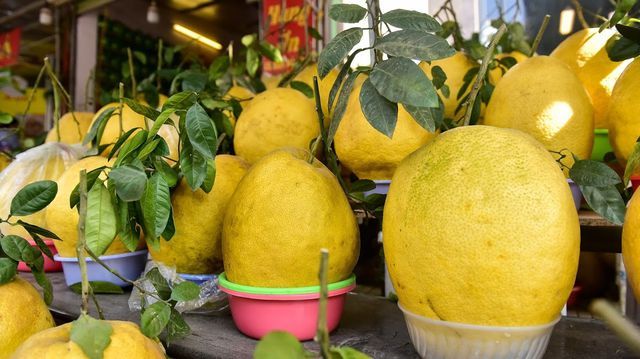 Độc, lạ: Bưởi khủng 13kg/quả, giá bạc triệu hút khách chơi Tết-11