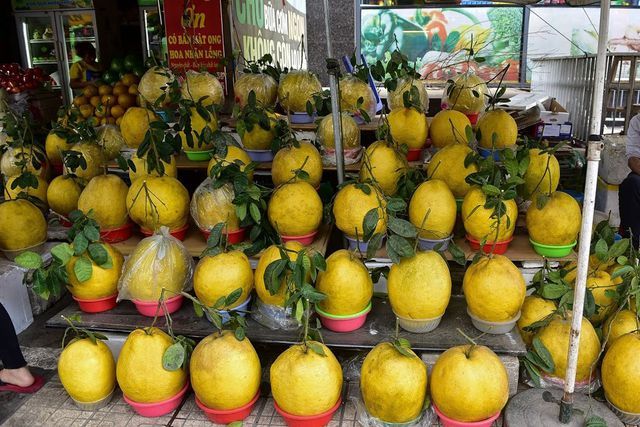 Độc, lạ: Bưởi khủng 13kg/quả, giá bạc triệu hút khách chơi Tết-12