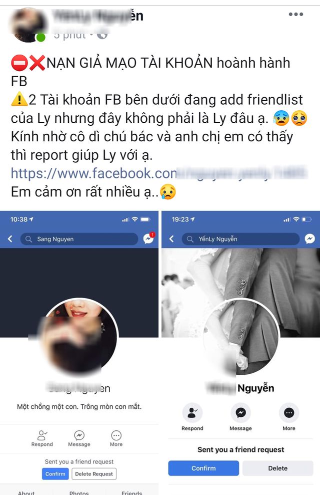 Coi chừng mất tài khoản vì Facebook sinh đôi-1