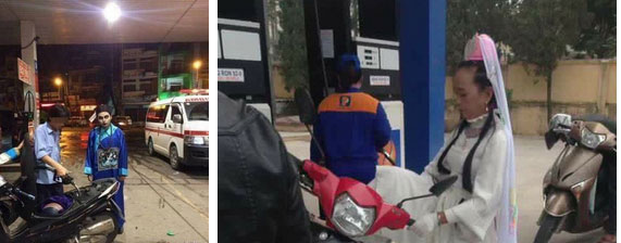 Đi đổ xăng, chàng trai ngượng chín mặt với món phụ tùng chị em nhạy cảm nằm trong cốp-5