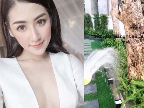 Á hậu Tú Anh chia sẻ nỗi sợ hãi ngày Tết, vô tình hé lộ thêm không gian biệt thự ven hồ xa hoa