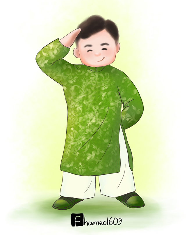 Cầu thủ Việt Nam tưng bừng đón Tết trong loạt tranh chibi đáng yêu-8