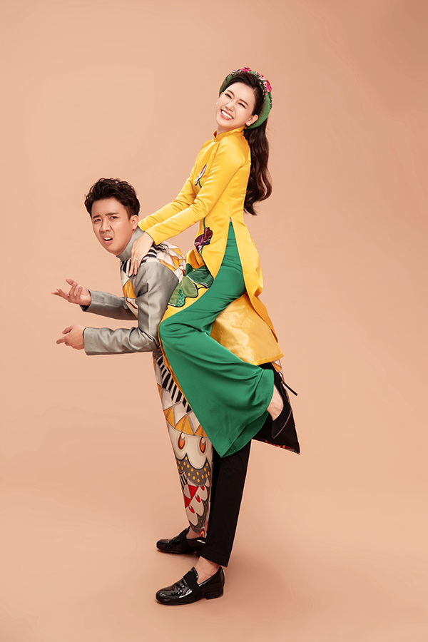 Kỉ niệm sinh nhật tuổi 32, Trấn Thành cùng Hari Won mặn nồng trong bộ ảnh Tết-8