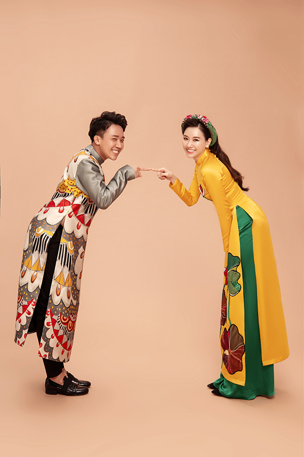 Kỉ niệm sinh nhật tuổi 32, Trấn Thành cùng Hari Won mặn nồng trong bộ ảnh Tết-9