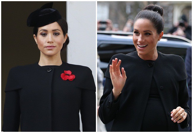 Mặc lại đồ cũ giống chị dâu Kate, Meghan vô tình để lộ bằng chứng” liên quan đến nghi vấn mang thai giả-2