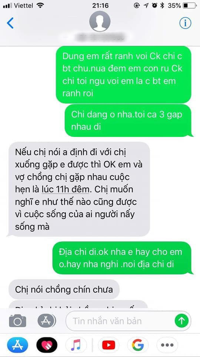 Bồ nhí của chồng rủ tối nay đến ngủ với em nhé bị vợ phát hiện còn nói đạo lý khiến chị em nóng mắt-3