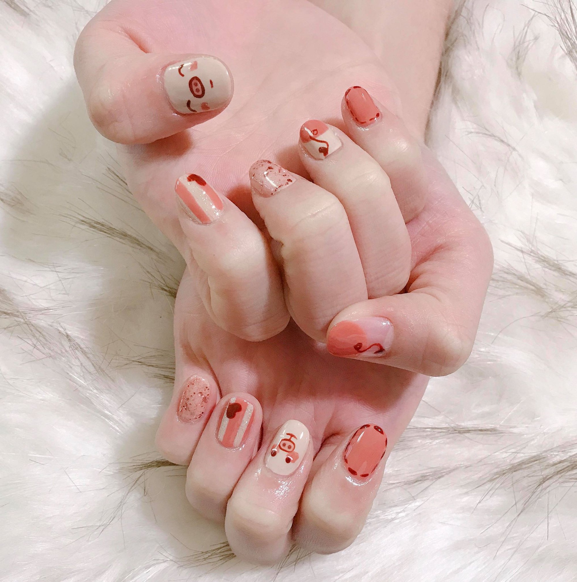 Chùm ảnh: Năm Hợi phải làm nail con heo thì ăn Tết mới ngon-2