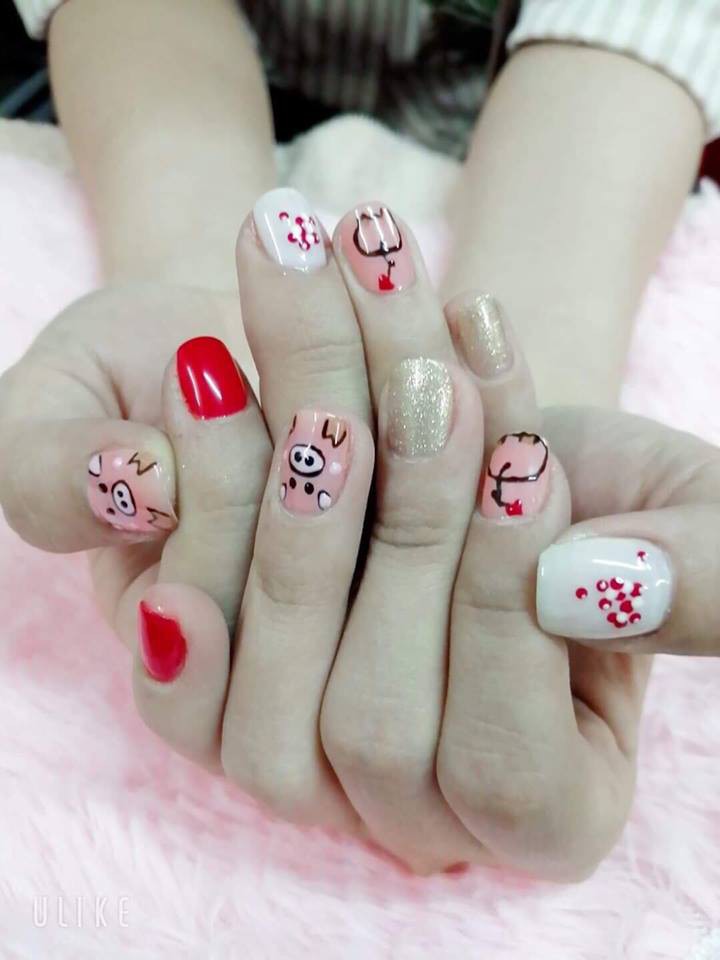 Chùm ảnh: Năm Hợi phải làm nail con heo thì ăn Tết mới ngon-8