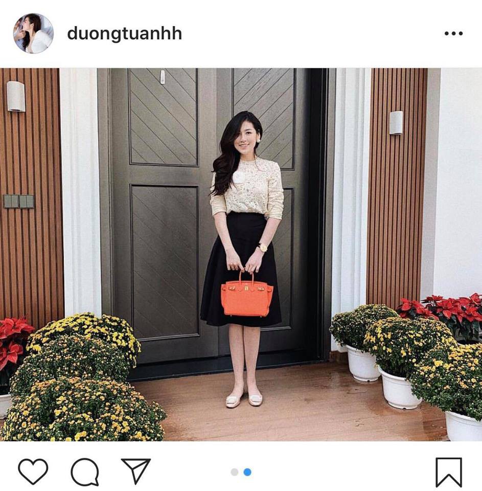 Canh đúng mùng 1 Tết, Á hậu Tú Anh mới khoe rõ hình ảnh con đầu lòng sau thời gian giữ kín-2