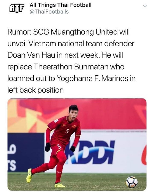 Sau Văn Lâm, Muangthong United chuẩn bị ra mắt một cầu thủ Việt Nam khác vào tuần tới-2
