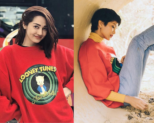 Cùng diện mẫu áo ngộ nghĩnh, Bảo Anh vẫn cá tính bất chấp trong khi H’Hen Niê lại dễ thương muốn xỉu-4