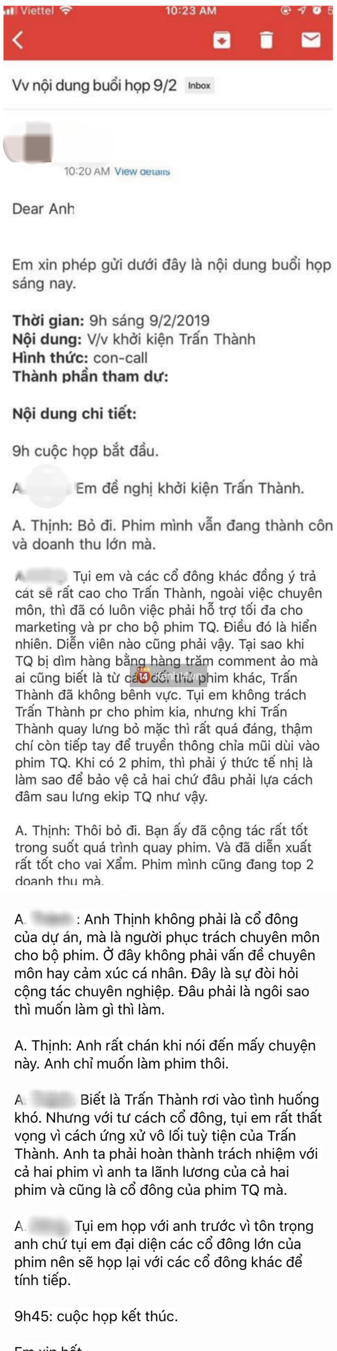 Rộ tin các cổ đông Trạng Quỳnh quyết khởi kiện Trấn Thành dù đạo diễn Đức Thịnh can ngăn-2