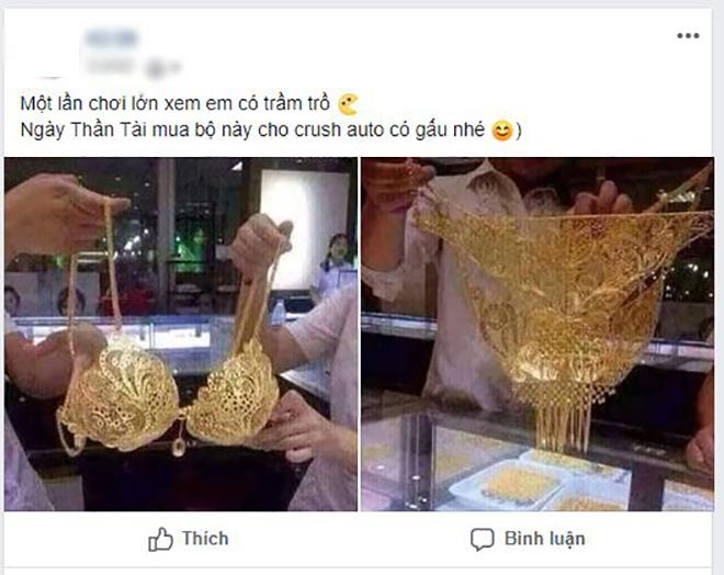 Thực hư bộ bikini bằng vàng ròng khiến chị em mê mẩn trước ngày vía Thần Tài-4