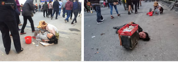 Bò, trườn, lê lết tại chợ Viềng, đội quân ăn xin, hát rong kiếm bộn tiền từ người dân-4