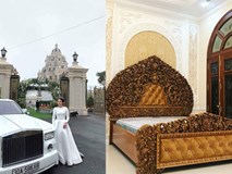 Rò rỉ hình ảnh xa hoa bên trong lâu đài 7 tầng của gia đình cô dâu xinh đẹp nổi tiếng Nam Định Rò rỉ hình ảnh xa hoa bên trong lâu đài 7 tầng của gia đình cô dâu xinh đẹp nổi tiếng Nam Định