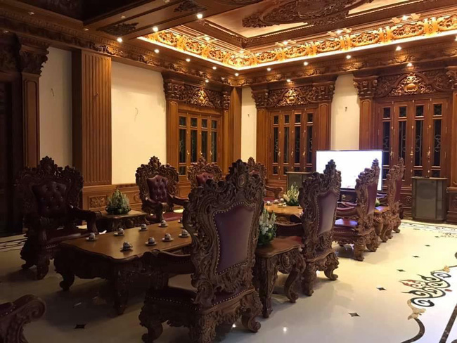 Rò rỉ hình ảnh xa hoa bên trong lâu đài 7 tầng của gia đình cô dâu xinh đẹp nổi tiếng Nam Định-10