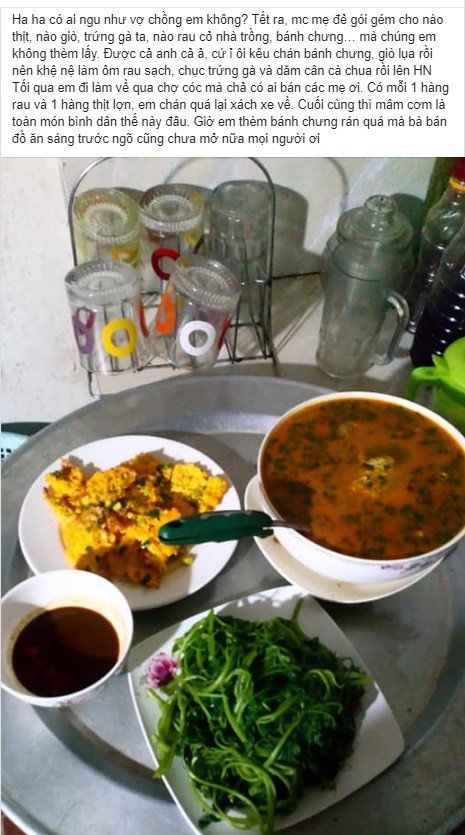 Từ chối thùng đồ quê của mẹ, vợ chồng trẻ khóc ròng bên mâm cơm đạm bạc ngày đầu năm-1