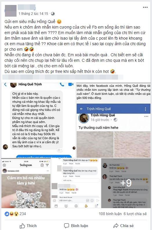 Đến hẹn rồi mà Hồng Quế vẫn chưa khoe nhẫn kim cương nửa tỷ, dân mạng kéo đến tận tường hỏi thăm-2