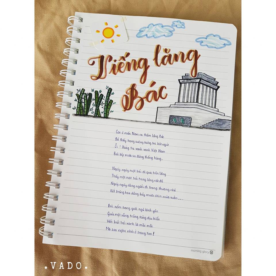 Nữ sinh lớp 9 khiến dân mạng phát cuồng khi biến vở Văn thành tác phẩm hội hoạ đẹp mê hồn-2